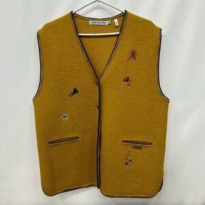 Womens Gaddy collection sleeveless wool sweater sz L